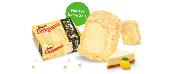 Nur für kurze Zeit: Super Dickmann’s mit Lemon Cheesecake Geschmack