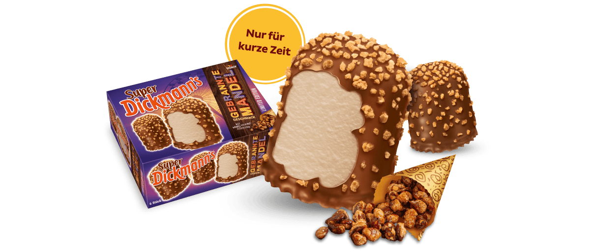 Super Dickmann’s Gebrannte Mandel Geschmack